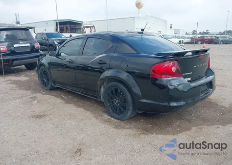 2014 Dodge Avenger Se из США, поврежденный, VIN 1C3CDZAB6EN148349